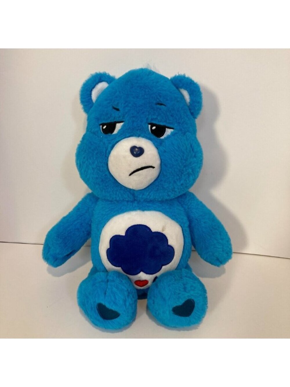 Care Bears Grumpy Bear 2021 Plush Blue Rain Cloud 14" Stuffed Animal Toy